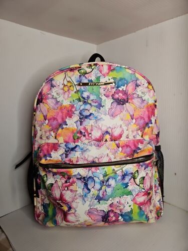 Betsy Johnson Beautiful Watercolor Floral Backpack - image 1