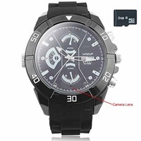 Wiseup 8gb 1280x720p Hd Mini Spy Camera Watch Silicone Rubber Wristband Wiseup 8gb 1280x720p Hd Mini Spy Camera Watch Silicone Rubber Wristband