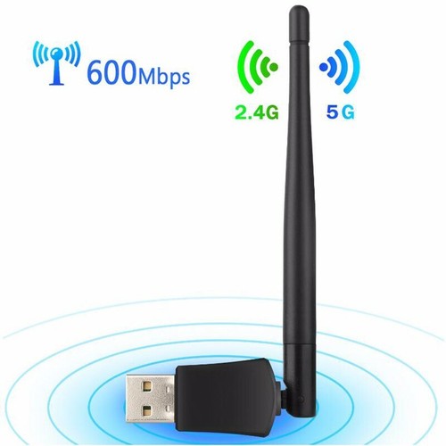 600M Wireless Internet Signal Booster Wifi Range Extender USB2.0 Adapter Antenna - Afbeelding 1 van 6