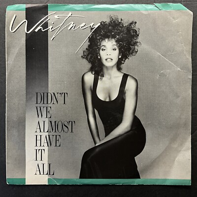Whitney Houston, Didn't We Almost Have It All / Shock Me, 7'' 45rpm, Vinyl NM
