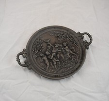 Buderus Kunstguss Schale Zierteller Saufgelage Weingott Bacchus Eisenkunstguss