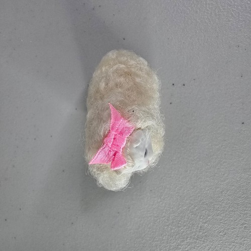 Barbie Kelly Pretty Kitty Replacement Cat Only 50306 Mattel Pink Bow Blonde Fuzz - Picture 8 of 10
