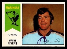 WAYNE RIVERS 1974-75 O-PEE-CHEE WHA # 13 MARINERS EX-NM CARD ***Free Shipping***