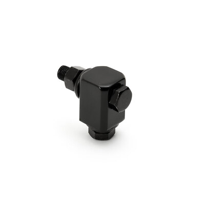 Motorrad Scheinwerfer-Montageblock Bottom Mount schwarz 3/8'' - 24 Gewinde