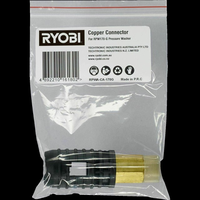 Ryobi RPWACA170G Pressure Washer Brass Adaptor for sale online eBay