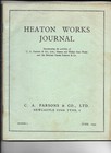 Two Vintage Heaton Works Journals - June / Dec 1934