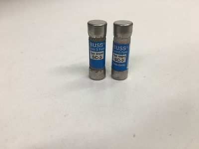Cooper Bussmann Class G Fuse Current Limiting IR 100kA rms AC SC-3 Lot of 2
