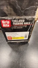 GRIP-RITE Ring Shank GRS8DR CLIPPED HEAD FRAMING NAILS 28° 2-3/8'' X .113'' 2500