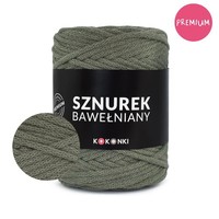Makramee-Schnur Aus Baumwolle Premium By Kokonki 5Mm / Rolle 100 M Khaki