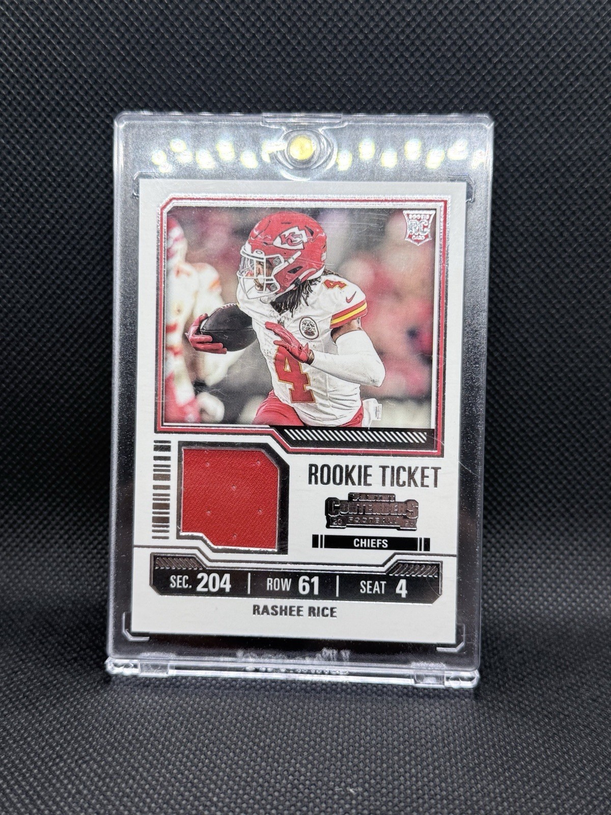 2023 Panini Contenders - Rookie Ticket game worn Rashee Rice #TS28 (MEM, RC)