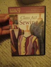DVD Sewing with Nancy Class Act Sewing FREE SHIPPING