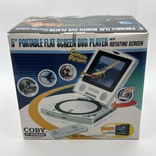Coby 5 Portable Flat Screen DVD Player Model TF-DVD5000 Brand New - Sealed