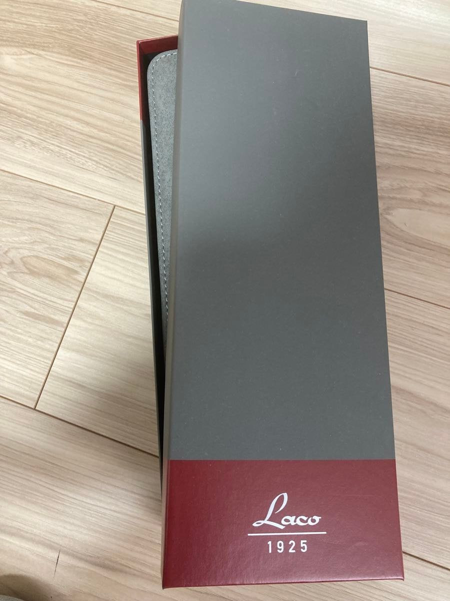 Laco Flieger Pilot Watch Black Dial Auto Date Made in Germany Brown Leather Used image 5