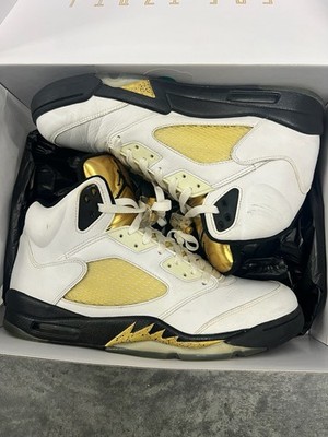 Jordan 5 'Olympic' Sneakers Size 12 Pre-owned No Box