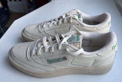 Reebok Club C 85 Vintage Shoes - Chalk/Paperwhite/Glen Green - Size 8.5 / 10