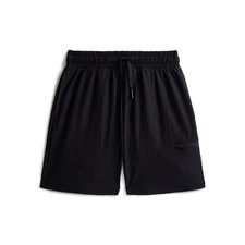 ATHLETIC WORKS Boys Active ButterCore Knit Shorts, Rich Black, Size: L 10-12 
