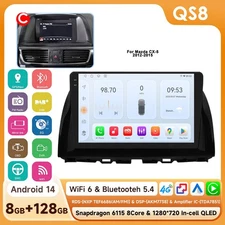 8GB+128GB For Mazda CX-5 2013-2016 Android 14 Carplay Car Stereo Radio Navi GPS