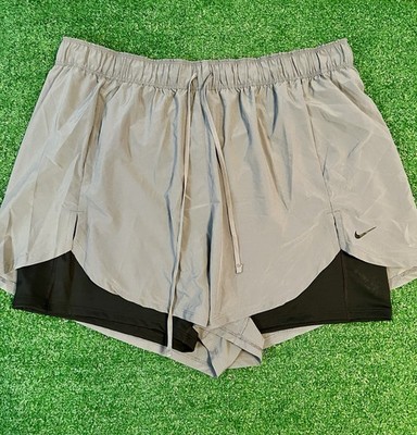Nike Training Shorts Womens 2XL Flex Essential 2-in-1 DC5412-085 NEW