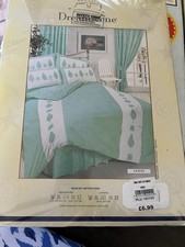 Single Bed Duvet Set Green & White Leaf Design New In Packaging -2 Available