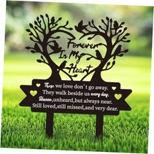 Grave Marker Cemetery Decorations for Grave Metal Memorial Graves Family Tree