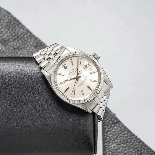 Rolex Datejust 16030 Silver Jubilee Bracelet with Silver Bezel