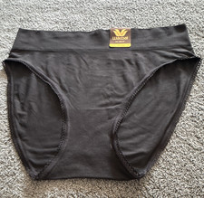 Wacoal Women s Hi-Cut Brief Panties M Black Solid Seamless Stretch 841217
