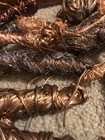 8 Lbs Shiny Bare Bright Clean Copper 1 & 2 Wire Hand Stripped Craft Scrap — photo 9