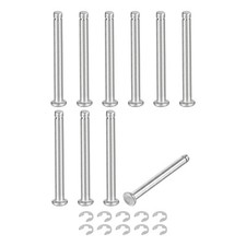 10Set M4x40mm 304 Stainless Steel Cylindrical Shaft Snap Ring Locating Pin