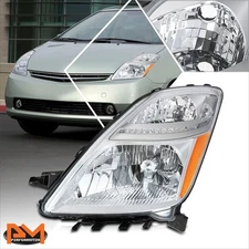 For 06-09 Toyota Prius OE Style Driver Side HID Headlight Lamp Chrome Housing