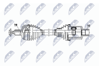 NTY Antriebswelle NPW-ME-077
