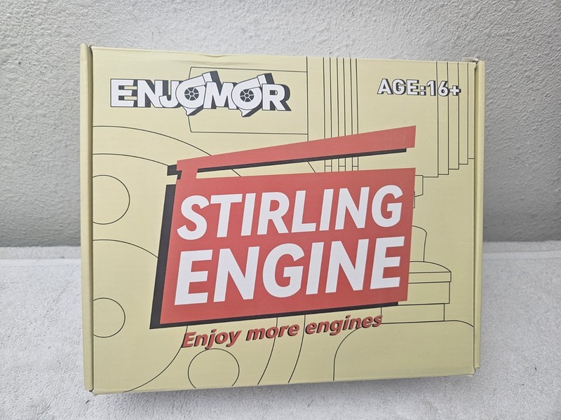 ENJOMOR STIRLING ENGINE HOT AIR ENGINE   NEW IN OPEN BOX