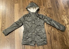 Abercrombie Kids Girls Light Coat Size 7/8 Color Olive Green