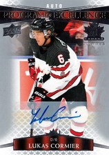 2022-23 Upper Deck Team Canada Juniors Signatures #103 Lukas Cormier POE