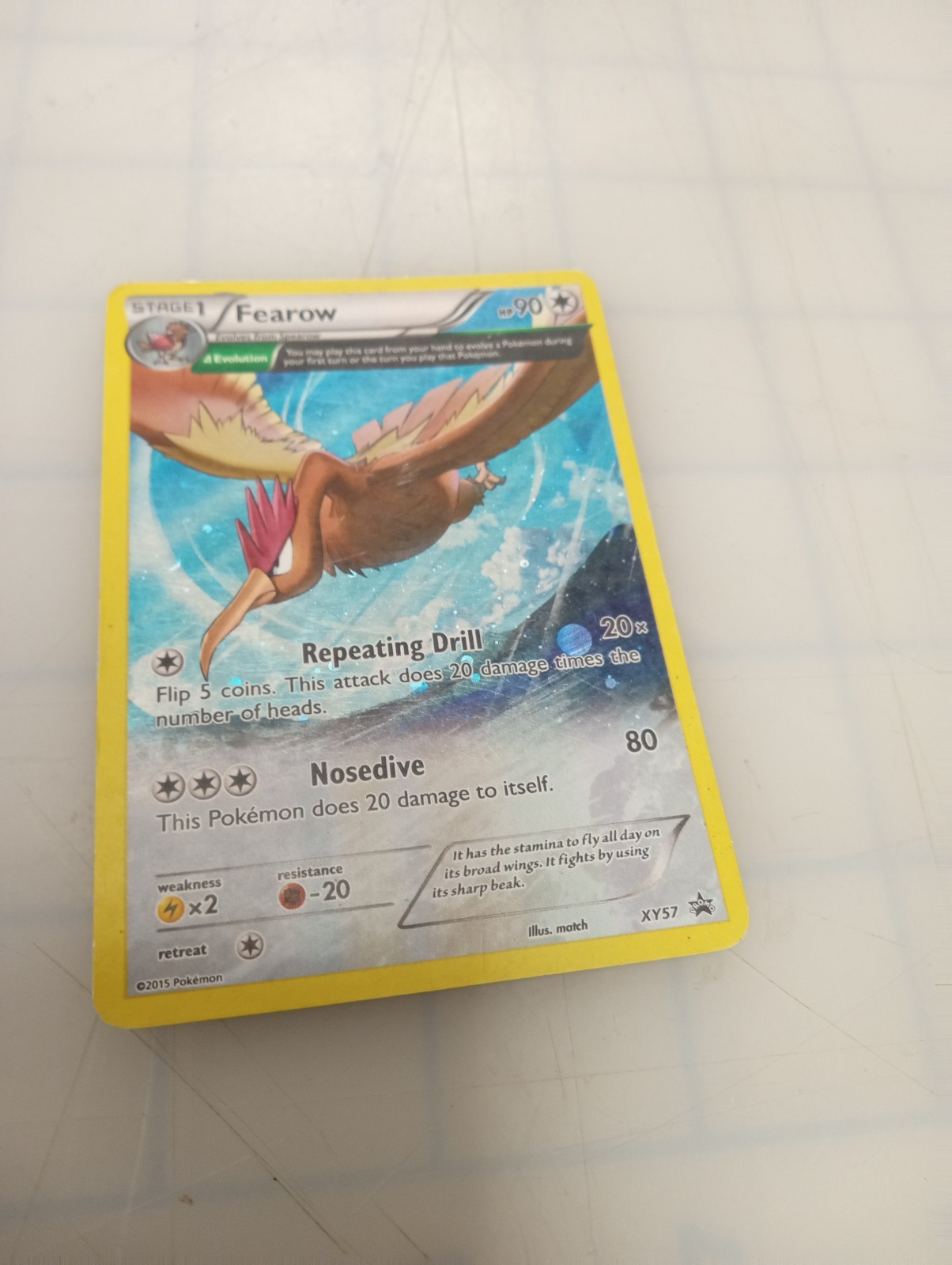 Fearow XY57 XY Holo Full Art Promo