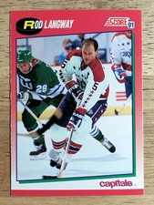 1991-92 Score Canadian English #228 Rod Langway