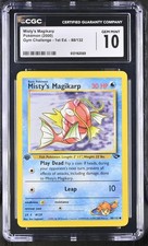 CGC 10 GEM MINT Misty's Magikarp Gym Challenge 1st Edition 88/132 Pokemon Card