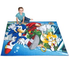 Franco Kids Room Non Slip Area 4'4" x 5'9" (Rectangular), Sonic the Hedgehog