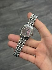 Rolex Datejust Ref 178274 31mm Steel Jubilee Pink MOP Diamond Dial Date