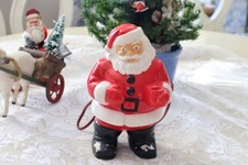 VINTAGE 1950s ROYAL LIGHT UP SANTA CLAUS 7.5โ HARD PLATIC MADE IN USA WORKING
