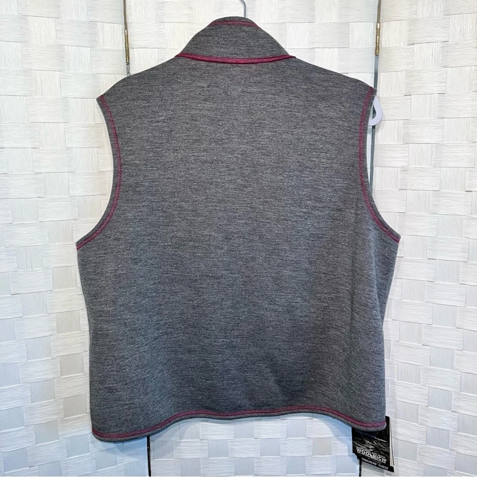 Woolrich Women’s Trailhead Fleece Reversible Vest Size XL Boysenberry Outdoor - Image 3 of 4
