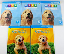 Lot of 5 Math Expressions Grade K Teacher Resource Books Paperback Homeschool