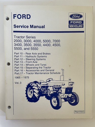 Faro Anteriore Sinistro Blu Per Trattori Ford 2000 3000 4000 5000 7000 – Alloggiamento In Gomma, Vetro, 12V - 3