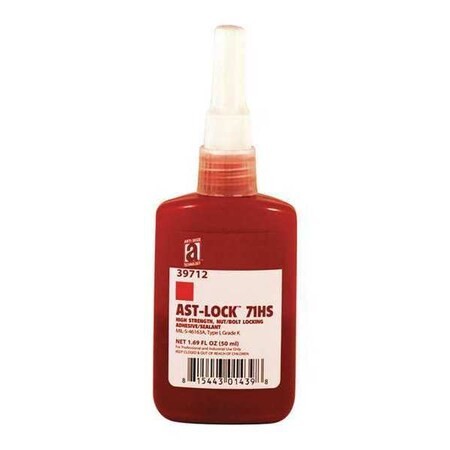 Anti-Seize Technology 39712 Threadlocker, Anti-Seize Technology 71Hs, Red,