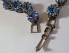 Vintage Estate Bue Rhinestone Bracelet 7 inch — photo 7