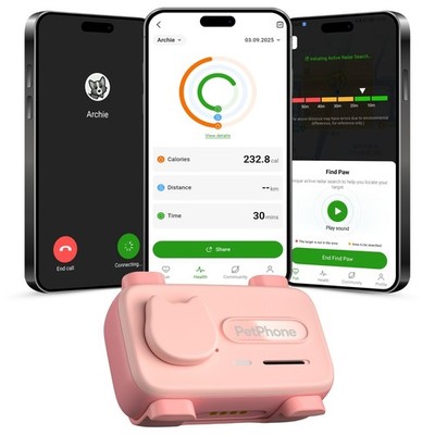 2026 NEW Pet Phone   Smart GPS Pet Tracker with Real-Time Location 2-Way Audio