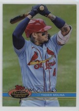 2021 Topps Stadium Club Chrome 1991 Design Variation SP Yadier Molina #86 vc5