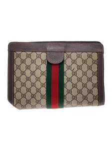 GUCCI sac pochette PVC BRW all over pattern GG ancien sac PVC (vinyle) du Japon "306