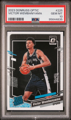 2023 Panini Donruss Optic Victor Wembanyama #225 PSA 10