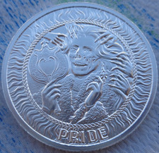 1 oz. PRIDE #7 Seven Deadly Sins Series BU round .999 fine silver