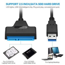 USB 3.0 to 2.5" SSD SATA III Hard Drive Adapter Cable UASP SATA HDD to USB 3.0